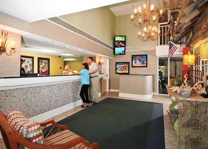 Pet Friendly hotel: Holiday Pavilion Resort On The Boardwalk