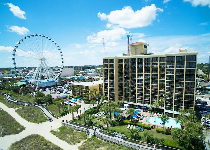 Pet Friendly hotel: Holiday Pavilion Resort On The Boardwalk